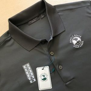 Men’s golf shirt, pebble beach, NWT, size Medium